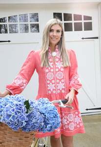 Vestido MIDI de verano de algodón ucraniano para mujer Vestido MIDI de verano de algodón ucraniano con bordado Vestido de manga larga para verano - Product Image 2