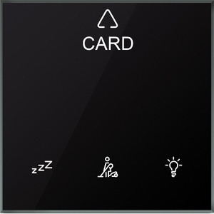 Per SCHNEIDER ELECTRIC LSSMKH03NP - Porta Keycard con Pannello Touch in Vetro Modbus e Interruttori di Controllo Remoto per Hotel - Product Image 1