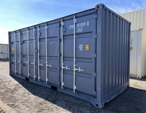 Contenedor de Carga de Acero HCSO de Alta Calidad de 20 Pies, Contenedor de Transporte con Puerta con Cerradura para Almacenamiento Logístico - Product Image 1