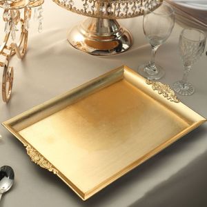 Luxury Golden Solid Brass Ramadan <b>Tray</b> For Displaying <b>Snacks</b> Fruits Drinks And Sweets During Spiritual Gatherings - Product Image 4