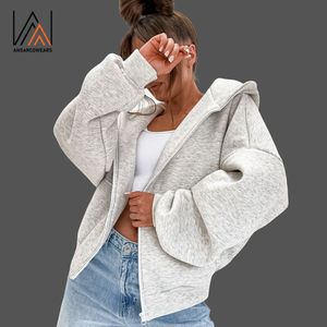 Sudadera gótica de seda impermeable de gran tamaño para mujer, capucha antiarrugas estampada, bolsillo frontal para invierno, Otoño, ropa de calle informal - Product Image 6