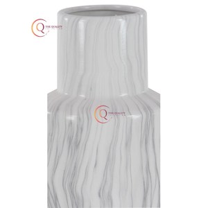 แจกันดอกไม้หินอ่อนธรรมชาติ100% ของขวัญบ้านของตกแต่งโต๊ะกระถางต้นไม้หินอ่อนขนาดพิเศษตามสั่ง - Product Image 5