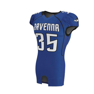 GUANTES City American Football Jersey para adultos con cuello en V Malla Cuerpo Reforzado Costura Custom Tackle Twill Números para equipos - Product Image 2