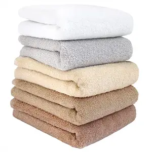 Toalha 100% algodão estilo hotel hiorie, toalha de mão tipo toalha 34*85cm 450gsm