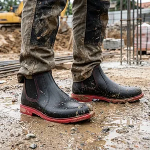 Botas de Lluvia Impermeables Antideslizantes de PVC por Encima de la Rodilla para Hombre y Mujer - Product Image 1