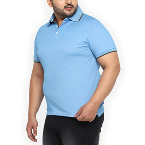 Logo personnalisé grande taille hommes personnaliser logo brodé polos t-shirt polo tricoté de haute qualité pour hommes - Product Image 5