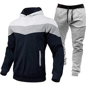 Conjunto Deportivo de Hombre, Nuevo Modelo 2025, de Alta Calidad, 100% Algodón, Corte Ajustado, Color y Talla Personalizables, Logotipo Bordado, Diseño Liso, Envío Rápido - Product Image 1