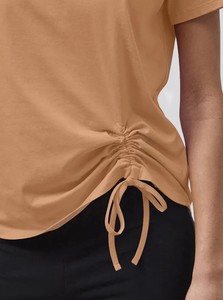 Nouvel arrivage Personnaliser la conception T-shirt pour femmes à col rond et manches courtes, coupe régulière, vêtements de mode, vêtements de sport, tenue d'été - Product Image 4