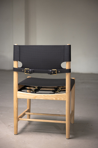 Imapel, marco de madera moderno, silla Safari, asientos de cuero genuino, ecológico, duradero, fácil de limpiar para comedor, muebles para el hogar - Product Image 5