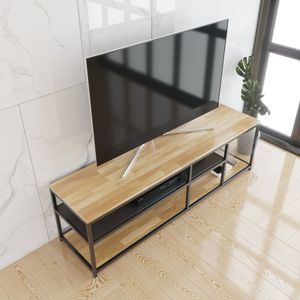 SFKTV005-3 Tng K Tivi n Gin Vi Khung St Kch Thc 160x35x45cm - Product Image 2