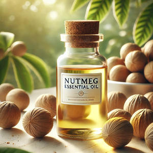 Vente en gros d'huile essentielle de muscade Myristica fragrans de haute qualité pour la fabrication de bougies cosmétiques parfums savon - Product Image 1