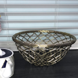 Tazón de Hierro Ecológico, Hecho a Mano, Estilo Americano Moderno, Decorativo para Fiestas, Metálico, Personalizable, de Primera Calidad, Venta al por Mayor - Product Image 3