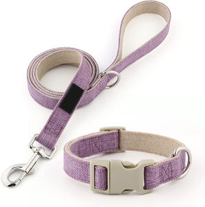 Collar de Perro Ecológico de Nailon y Cuero Personalizado Premium con Hebilla Metálica con Logotipo Personalizado, Tamaños Personalizados para Perros - Product Image 4