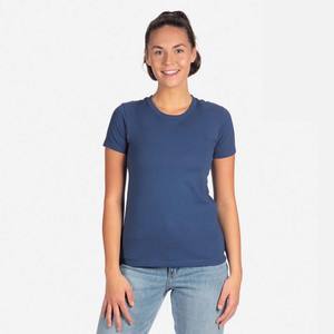 Camisetas de Mujer de Manga Corta con Cuello Redondo, Ajuste Regular, Suaves y Transpirables, Mezcla Triple, Precio al por Mayor de Next Level Apparel - Product Image 3