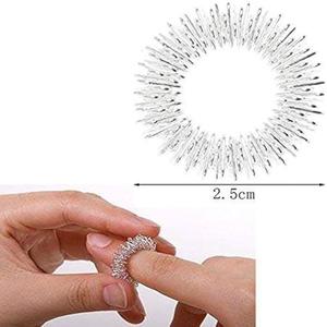 Mini anneau de massage des doigts Sujok avec mécanisme à ressort - Product Image 3