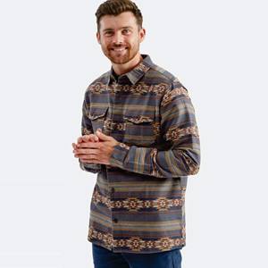 Hombres verano Streetwear moda suelta Casual Vintage cuello manga Cargo camisas al aire libre Camisas Blusas - Product Image 2