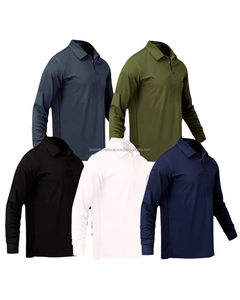 Camisetas Polo de Manga Larga para Hombre, Tallas Grandes, 100% Algodón, Estampadas, de Secado Rápido - Product Image 1