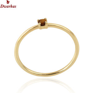 Anillo minimalista de plata de ley fina para mujer, piedra de ojo de tigre Natural, piedra preciosa, joyería personalizada clásica para boda, venta al por mayor - Product Image 1