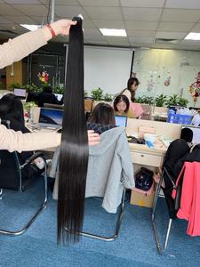 Cheveux vierges cambodgiens alignés sur des cuticules naturelles, extensions de cheveux humains, longs et lisses, bouclés, 10 à 50 pouces - Product Image 4