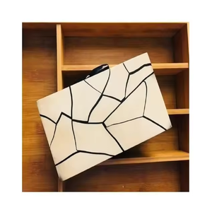 <b>White</b> Stylish Marble <b>Clutch</b> Handbags Women Bags Ladies Bags Women Handbags Ladies Mini Bag Women at Wholesale Factory Price - Product Image 5