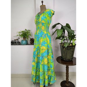 เสื้อคลุมชายหาดลายดอกไม้โบโฮสำหรับผู้หญิง Impr - Product Image 3