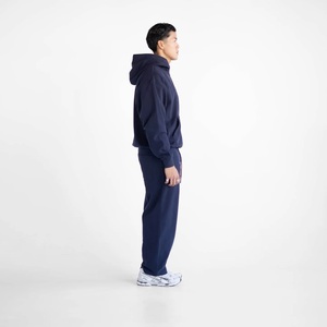 Sudadera con capucha de algodón 100% personalizada hecha profesionalmente para hombres, ropa de calle pesada de alta calidad, venta al por mayor, patrón sólido - Product Image 5