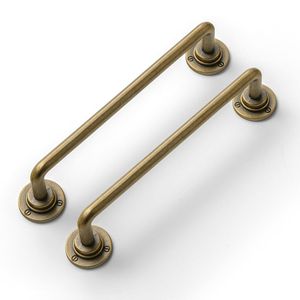 Poignée de tirage en laiton pour portes d'armoires de cuisine avec finition durable, design moderne, options personnalisables, utilisation intérieure, toutes saisons - Product Image 2