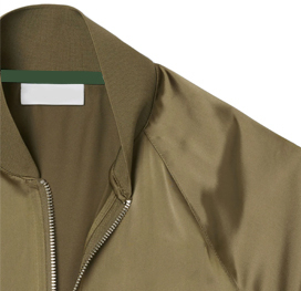 Meilleure qualité femmes hiver Satin Varsity Jacket au taux de gros nouveauté personnalisé Bomber Satin veste pour dames - Product Image 3