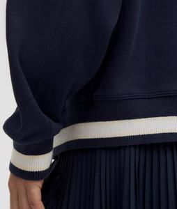 Sudadera de Forro Polar de Último Diseño, Color en Contraste, Ribete, Logotipo Personalizado, Impresión, Nuevo Diseño, Sudadera Moderna para Mujer - Product Image 2