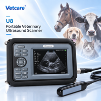 Échographe vétérinaire portable U8, appareil d'échographie manuel pour chiens, chats, bovins, chevaux, moutons
