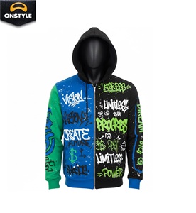 ONSTYLE SPORTS Sweat à capuche polaire oversize uni hiver, couleurs vives, patchwork tendance, streetwear unisexe, polyester/coton, séchage rapide - Product Image 4