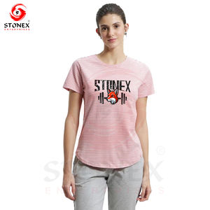 2025 course T-shirts haut de sport femmes haut court Fitness entraînement Yoga vêtements haut de Sport pour femmes entraînement dames chemises de sport - Product Image 4