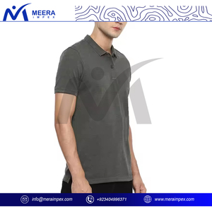 เสื้อโปโลแขนสั้นสำหรับผู้ชายและ100% เสื้อคอตตอนแห้งเร็วระบายอากาศได้ดีปรับแต่งได้สไตล์ลำลองไซส์ใหญ่พิเศษ - Product Image 3