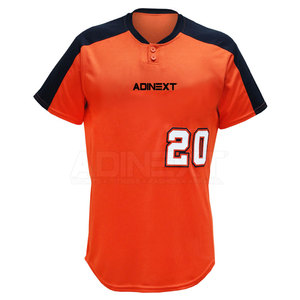 Vente directe d'usine, maillot de baseball de sport, vêtements d'entraînement, taille plus, confortable, respirant, séchage rapide, 100% polyester - Product Image 2