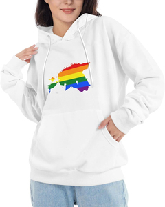 Sweat à capuche personnalisé avec impression DTF, épaules tombantes, 100% coton molletonné, capuche épaisse avec poches, sweat à capuche streetwear unisexe - Product Image 6