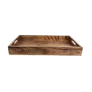Offre Spéciale 2024 plateau de service en bois vaisselle rectangulaire plateau de service alimentaire fête alimentaire bois luxe plateau de service pour hôtel et mariage - Product Image 1