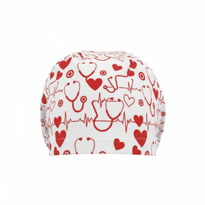 Gorro de algodón ajustable con logotipo personalizado para médicos y enfermeras, gorro dental de tela médica, gorro quirúrgico de higiene bajo demanda personalizada - Product Image 6