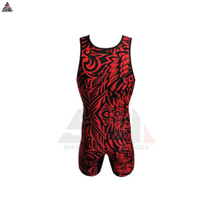 Breathable Custom Made Casual Knitted Wrestling <b>Singlets</b> 100% Cotton Durable Material Low Price <b>Men's</b> <b>Singlets</b> - Product Image 2