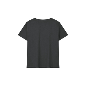 Camiseta de Algodón Ajustada para Mujer con Cuello de Lazo, de Secado Rápido, Transpirable, con Rayas de Dibujos Animados - Product Image 2