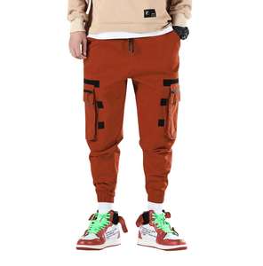 กางเกงขายาวผู้ชายพิมพ์โลโก้ตามสั่ง ระบายอากาศได้ดี ผ้าฝ้าย 100% น้ำหนักเบา เอวกลาง สวมใส่สบาย ทนทาน ทรงตรง ราคาสมเหตุสมผล - Product Image 1