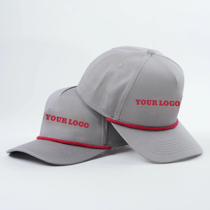 Casquette de golf 5 panneaux personnalisée du fabricant VN 100% Polyester Style sportif trou découpé au laser caoutchouc PVC Patch plastique étanche - Product Image 3