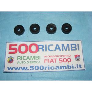 FIAT 500 D F L R KIT PARACOLPO GOMMINO 4 PIÈCES CORNICE TARGA ARRIÈRE MOTEUR Cadre de plaque d'immatriculation Codé GUA62 - Product Image 1