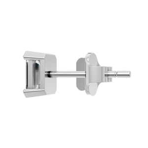 Pendientes de Moissanita con Corte Esmeralda, Oro de 14K, Cuatro Puntas, Modernos, Certificados por IGI, Joyería Fina para Mujer, Venta al por Mayor, Regalo de Boda, Fábrica - Product Image 2