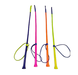 Bastón de Equitación, Material de PVC, Acolchado y Envuelto para un Agarre Cómodo, Parte Larga y Flexible - Product Image 1