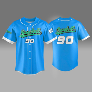 Uniformes de baseball d'équipe personnalisés pour l'entraînement et la compétition, maillot de baseball avec numéro de joueur, conception de logo et tissu respirant - Product Image 1