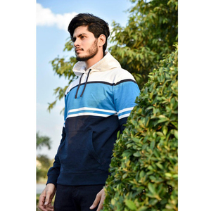Sweat-shirt à capuche en coton éponge pour homme, sans doublure, col rond décontracté, streetwear, pull en molleton chaud, logo personnalisé OEM, sweat-shirt pour homme - Product Image 3