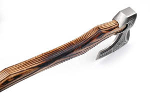 Custom Handmade Industrial Grade High Carbon Steel Viking Hatchet with Leather Sheath for Camping Daily Outdoor Use <b>Survival</b> - Product Image 5