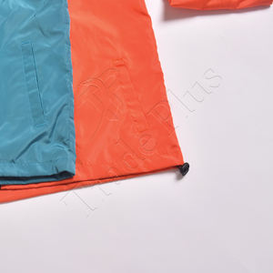 Chaqueta cortavientos impermeable hecha en Pakistán para hombre, cuello levantado con logotipo personalizado y cierre de cremallera para uso en exteriores - Product Image 3