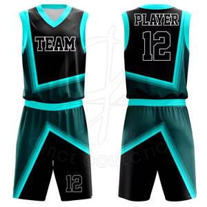 Uniforme de baloncesto de estilo callejero de moda para personalizar su propio logotipo de marca uniformes de baloncesto conjunto hecho en Pakistán - Product Image 1