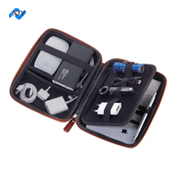 Étui organisateur électronique de taille personnalisée sac de voyage à fermeture éclair à coque rigide pour outils et accessoires techniques (étui uniquement OEM/ODM disponible)